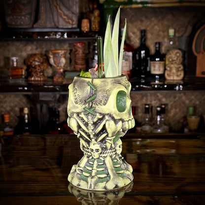 Jeff Granito's Calix Mortis - ceramic Tiki Mug - Ready to Ship (FREE SHIPPING in U.S.)