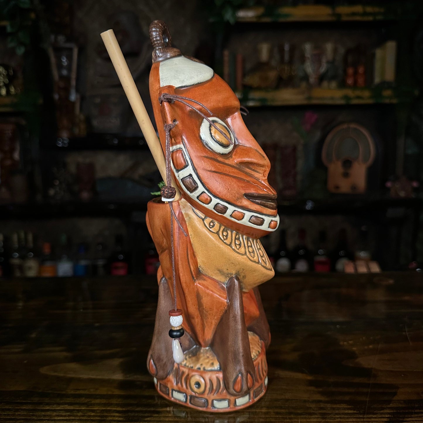 Danielle Mann's "Headhunter Trophy" - Ceramic Tiki Mug - Ready to Ship! (FREE Shipping in U.S.)