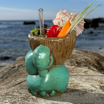 Tiki tOny's Blue King Coconut - Ceramic Tiki Mug -  Limited Edition of 250 - Ready to Ship! (FREE Shipping in U.S.)