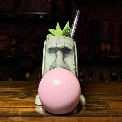 Yum Yum Gum Gum ceramic (Light Bubble) Tiki Mug - Limited Release of 150 - Made in USA - Ready to Ship