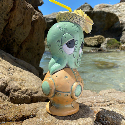 Tiki tOny's Drunktapus Tiki Mug (Whoopsies), sculpted by Thor - Ready to Ship! (FREE SHIPPING in U.S.)