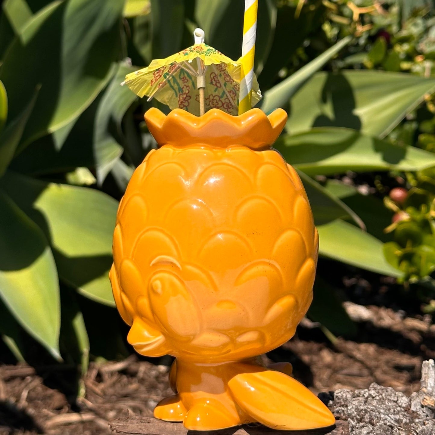 Jeff Granito's Pineapple Bird Tiki Mug, sculpted by Thor - Ready to Ship (FREE SHIPPING in U.S.)
