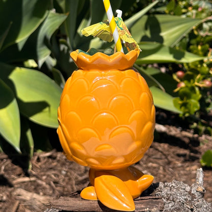 Jeff Granito's Pineapple Bird Tiki Mug, sculpted by Thor - Ready to Ship (FREE SHIPPING in U.S.)