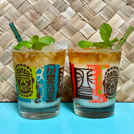 Witco Decor's 'Jungle Modern' Mai Tai Cocktail Glass (1) - Ready to Ship!
