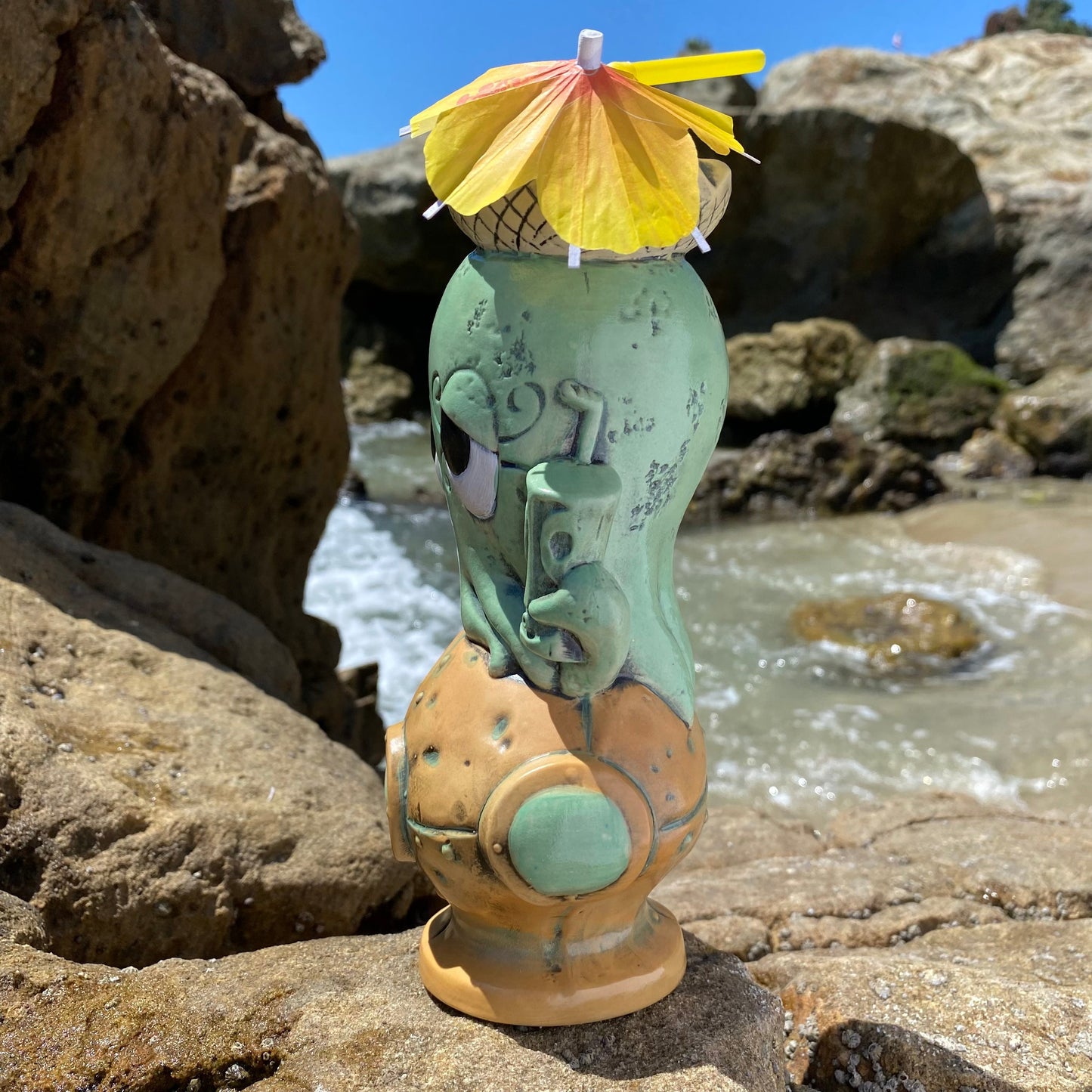 Tiki tOny's Drunktapus Tiki Mug (Whoopsies), sculpted by Thor - Ready to Ship! (FREE SHIPPING in U.S.)