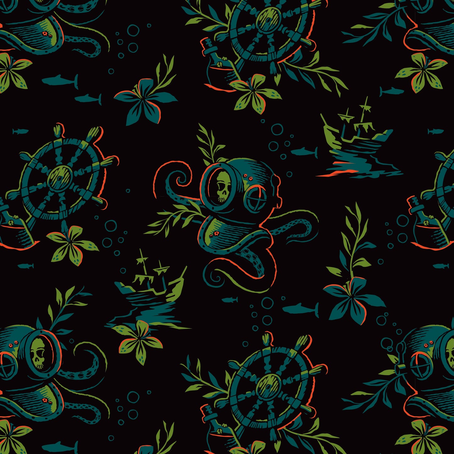 Jeff Granito's 'Deep Dive' Men's Performance Golf Polo - Ready to Ship - Shipping Included!