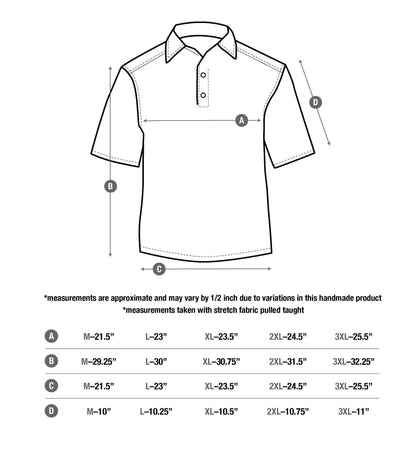 Jeff Granito's 'Straight Up' Men's Performance Golf Polo - Ready to Ship! - Shipping Included!