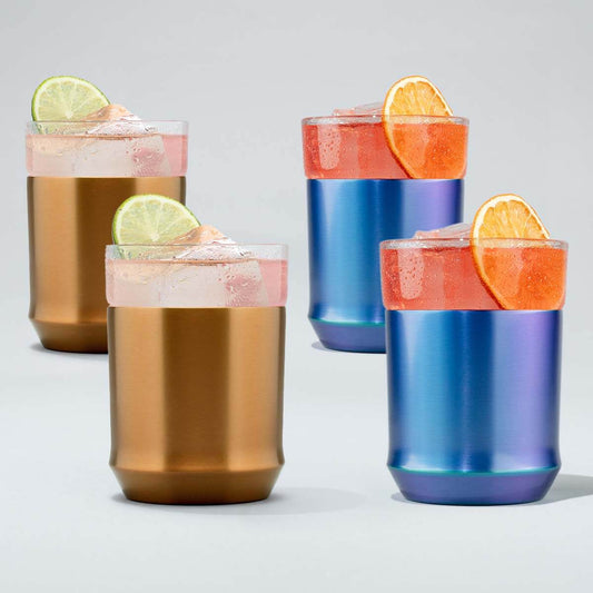 Hybrid Rocks Glass | Set of 4