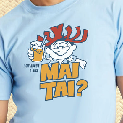 Jeff Granito's 'How About a Mai Tai?' Unisex Beefy Tee - Ready to Ship!