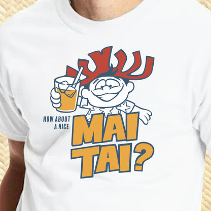 Jeff Granito's 'How About a Mai Tai?' Unisex Beefy Tee - Ready to Ship!