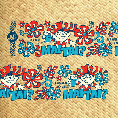 Jeff Granito's 'How About a Mai Tai?' Mai Tai Cocktail Glass (1) - Ready to Ship / Rolling Pre-Order