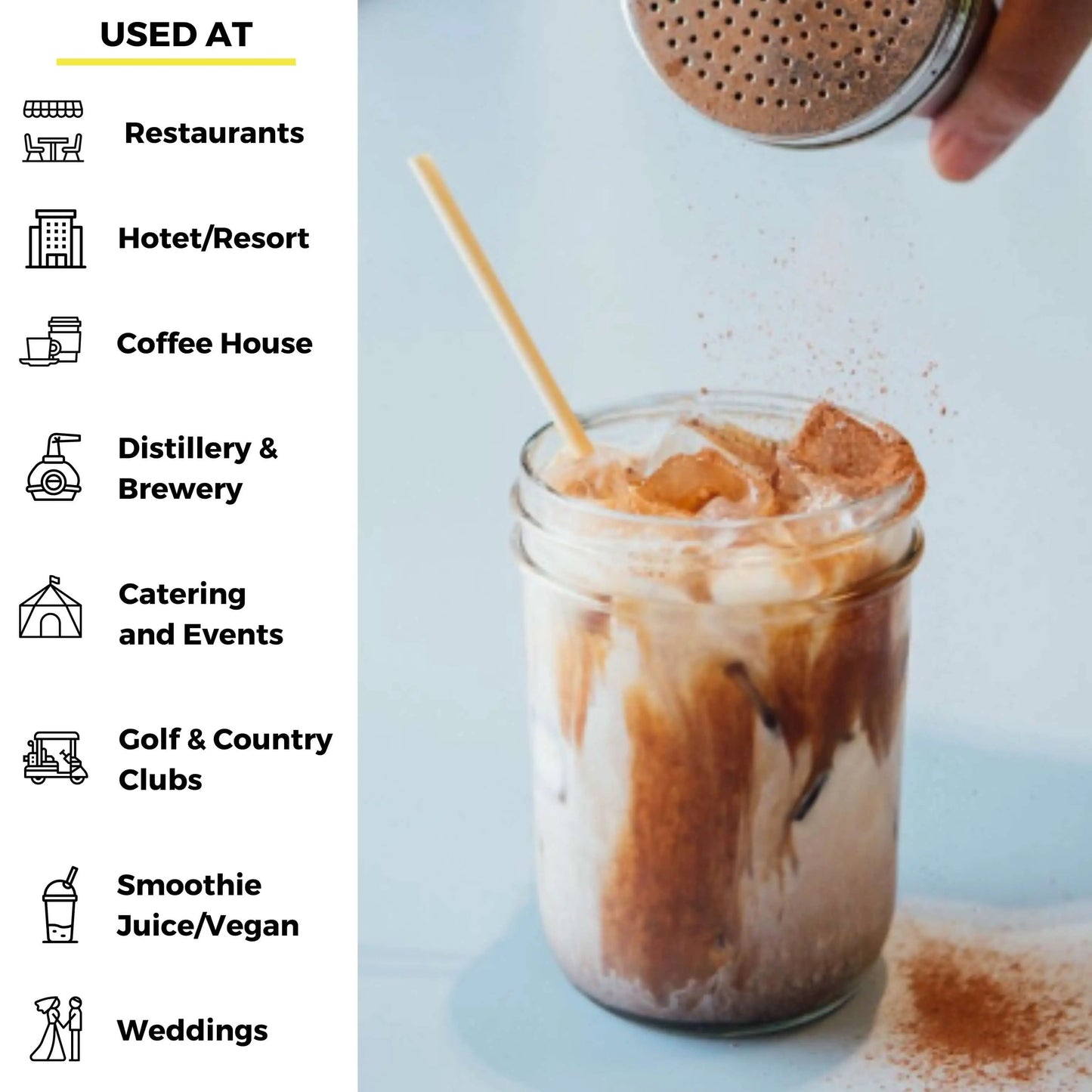 5.75" Cocktail Wheat Straws