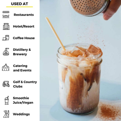 5.75" Cocktail Wheat Straws