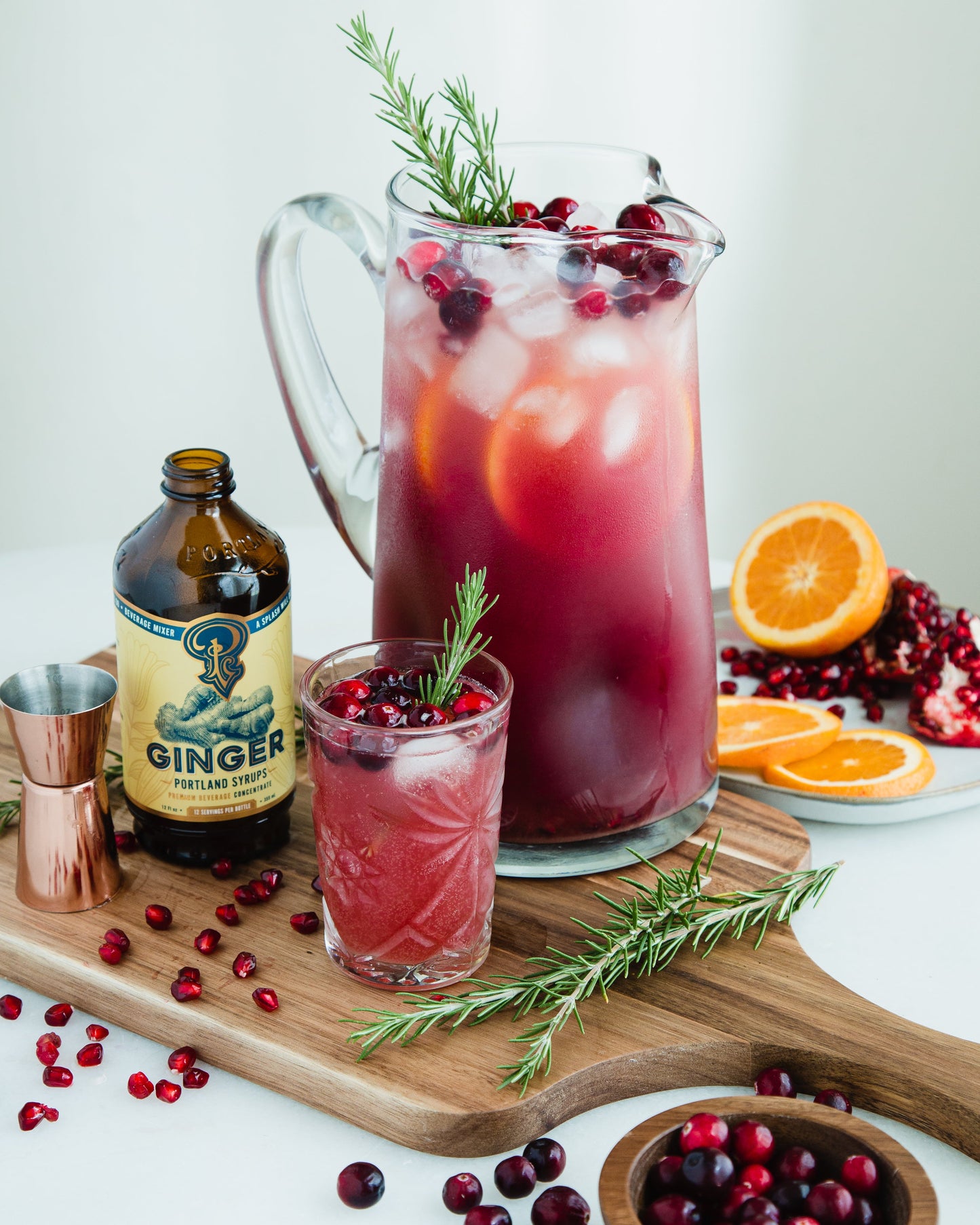 Portland Syrups Anders' Bar Cart Essentials: Grenadine, Authentic Ginger, & Brown Sugar Simple Syrup