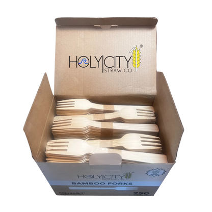 6.7" Bamboo Forks