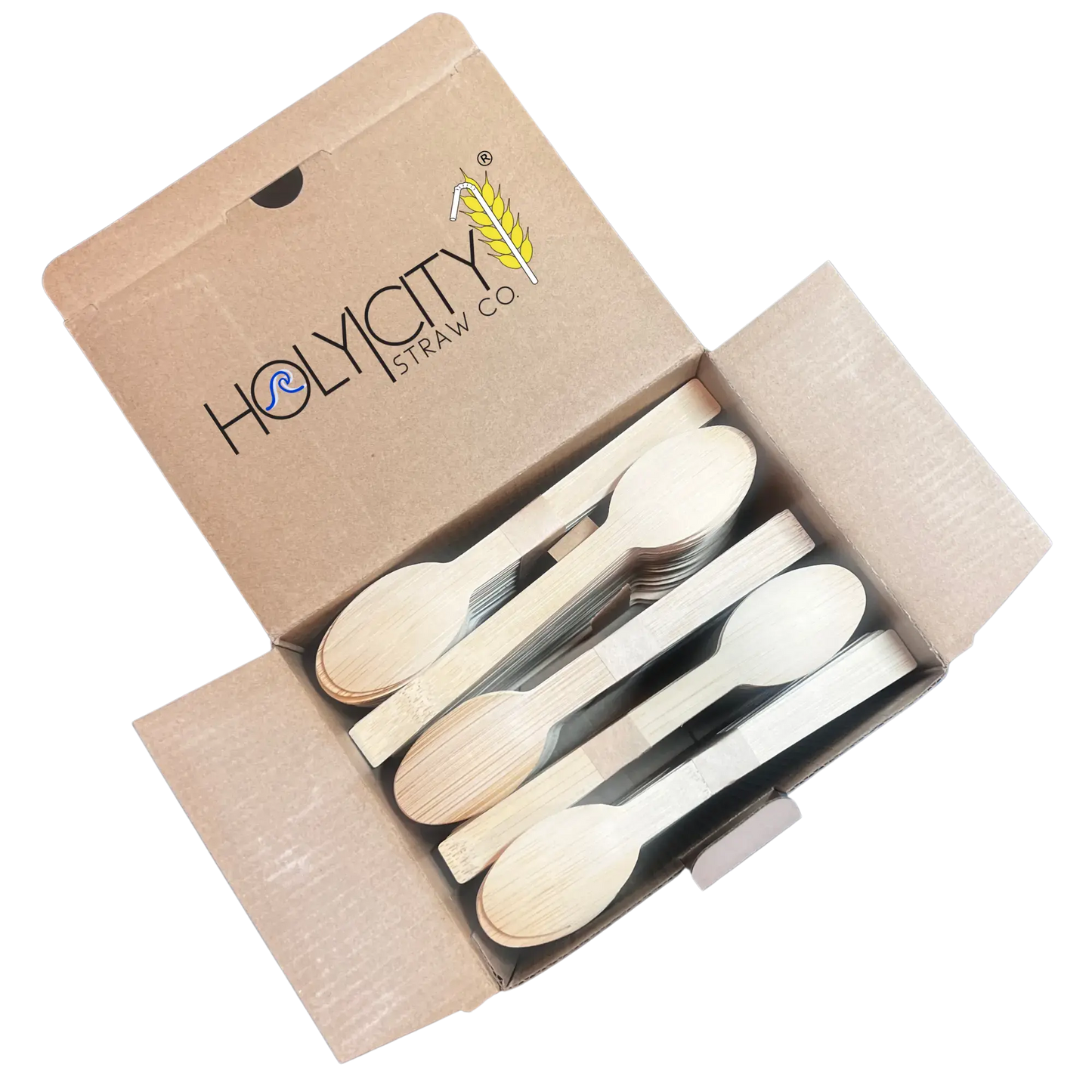 4.3" Bamboo Taster Spoons