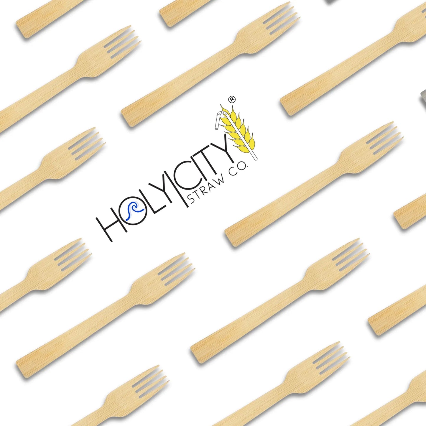 6.7" Bamboo Forks