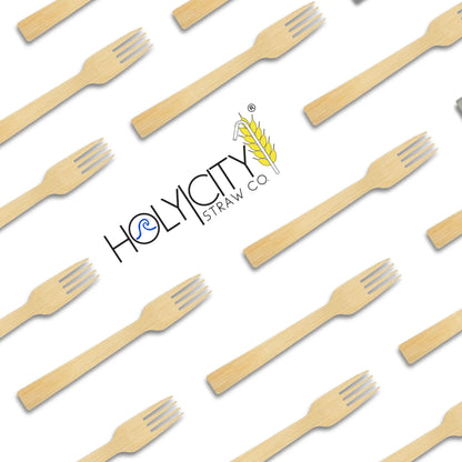 6.7" Bamboo Forks