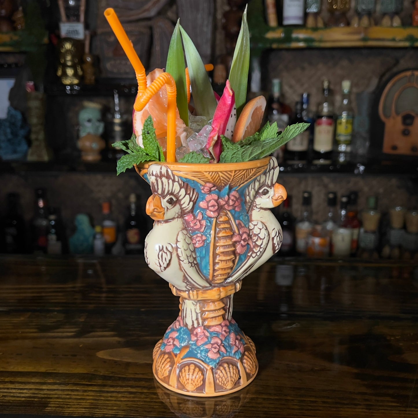 The Glee Club Tiki Mug, designed and sculpted by Thor - Ready to Ship! (FREE SHIPPING in U.S.)