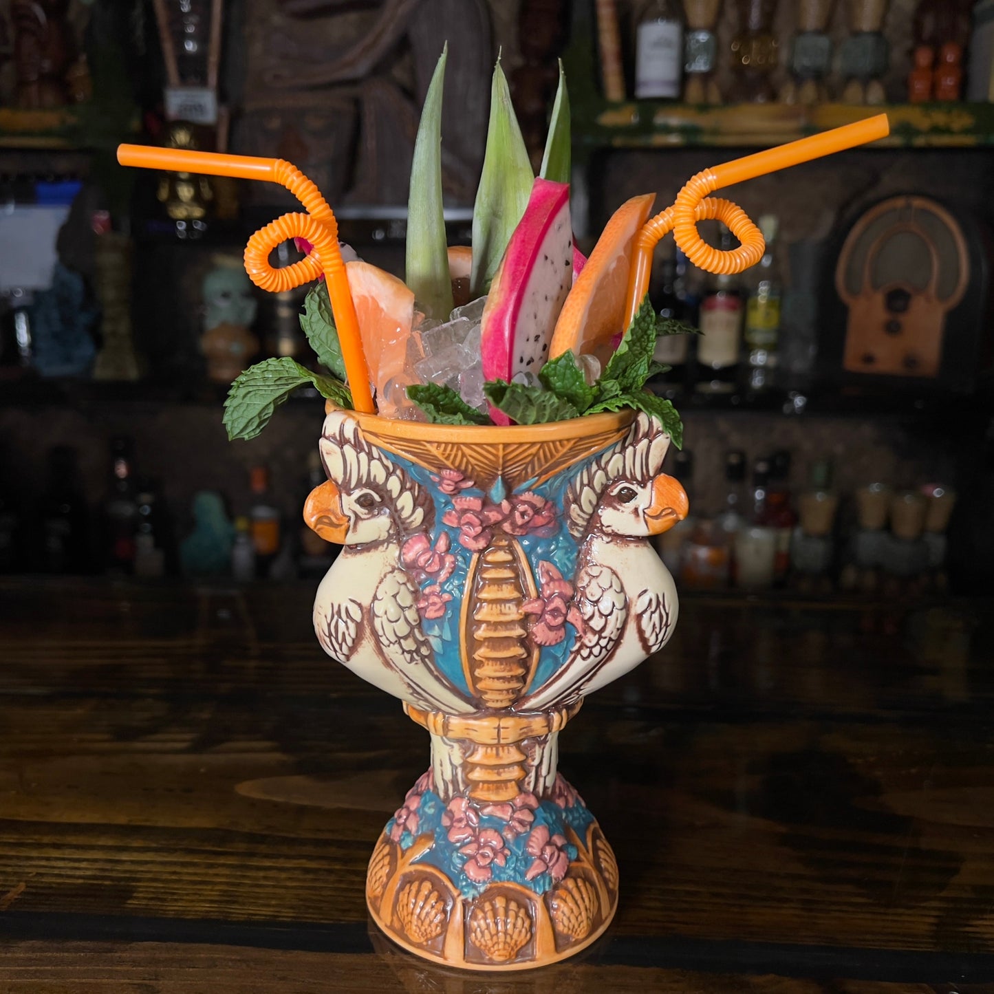 The Glee Club Tiki Mug, designed and sculpted by Thor - Ready to Ship! (FREE SHIPPING in U.S.)