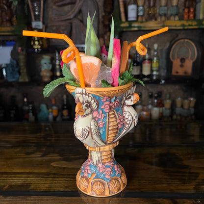 The Glee Club Tiki Mug, designed and sculpted by Thor - Ready to Ship! (FREE SHIPPING in U.S.)