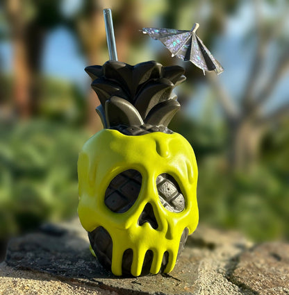 Jeff Granito's Poison Pineapple - Ceramic Tiki Mug - Apple Green - Ready to Ship! (FREE Shipping in U.S.)