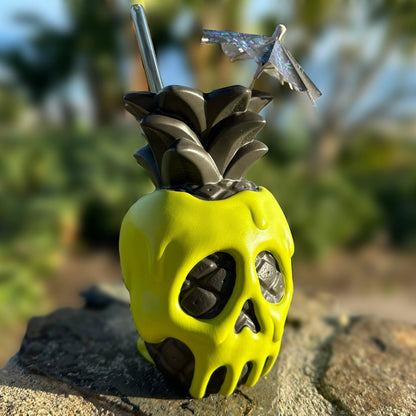 Jeff Granito's Poison Pineapple - Ceramic Tiki Mug - Apple Green - Ready to Ship! (FREE Shipping in U.S.)