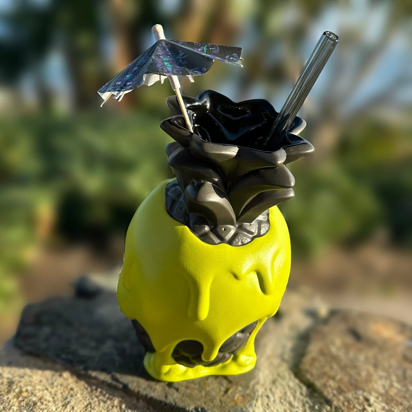 Jeff Granito's Poison Pineapple - Ceramic Tiki Mug - Apple Green - Ready to Ship! (FREE Shipping in U.S.)