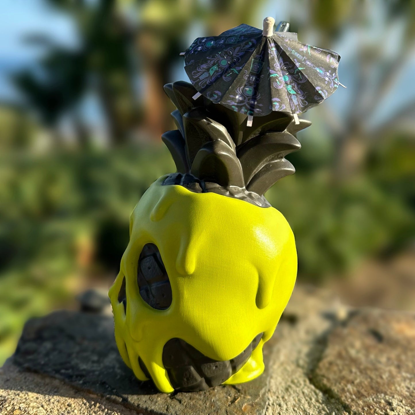 Jeff Granito's Poison Pineapple - Ceramic Tiki Mug - Apple Green - Ready to Ship! (FREE Shipping in U.S.)