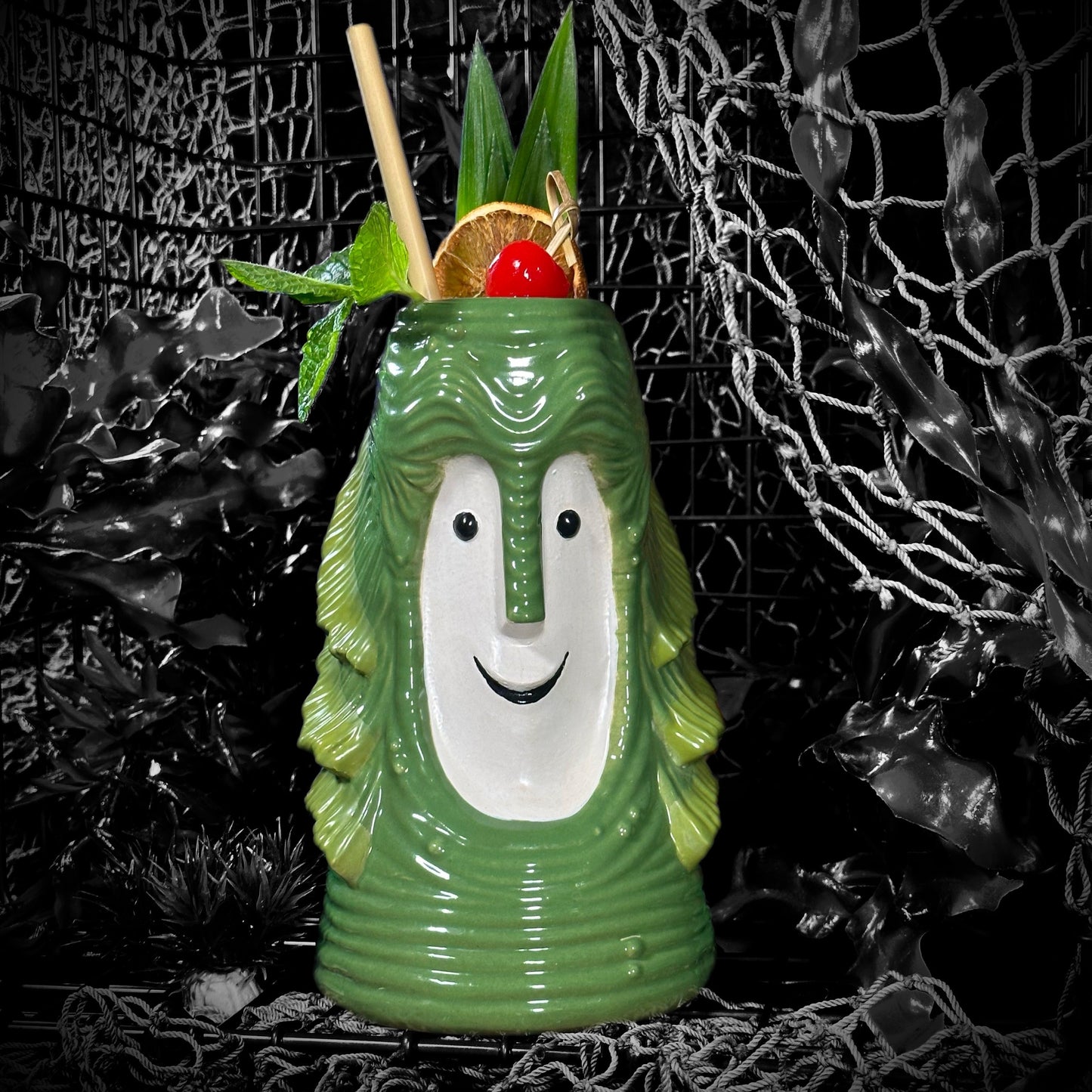 Creature Bob - ceramic Tiki Mug, sculpt by Thor - Ready to Ship (FREE SHIPPING in U.S.)