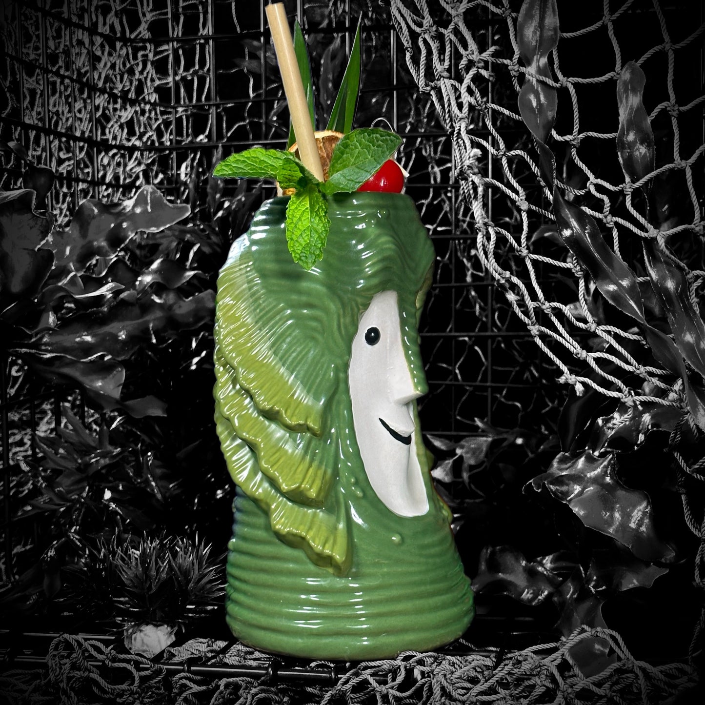 Creature Bob - ceramic Tiki Mug, sculpt by Thor - Ready to Ship (FREE SHIPPING in U.S.)