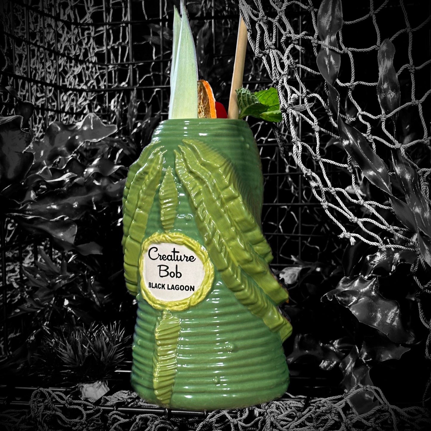 Creature Bob - ceramic Tiki Mug, sculpt by Thor - Ready to Ship (FREE SHIPPING in U.S.)