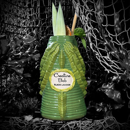 Creature Bob - ceramic Tiki Mug, sculpt by Thor - Ready to Ship (FREE SHIPPING in U.S.)