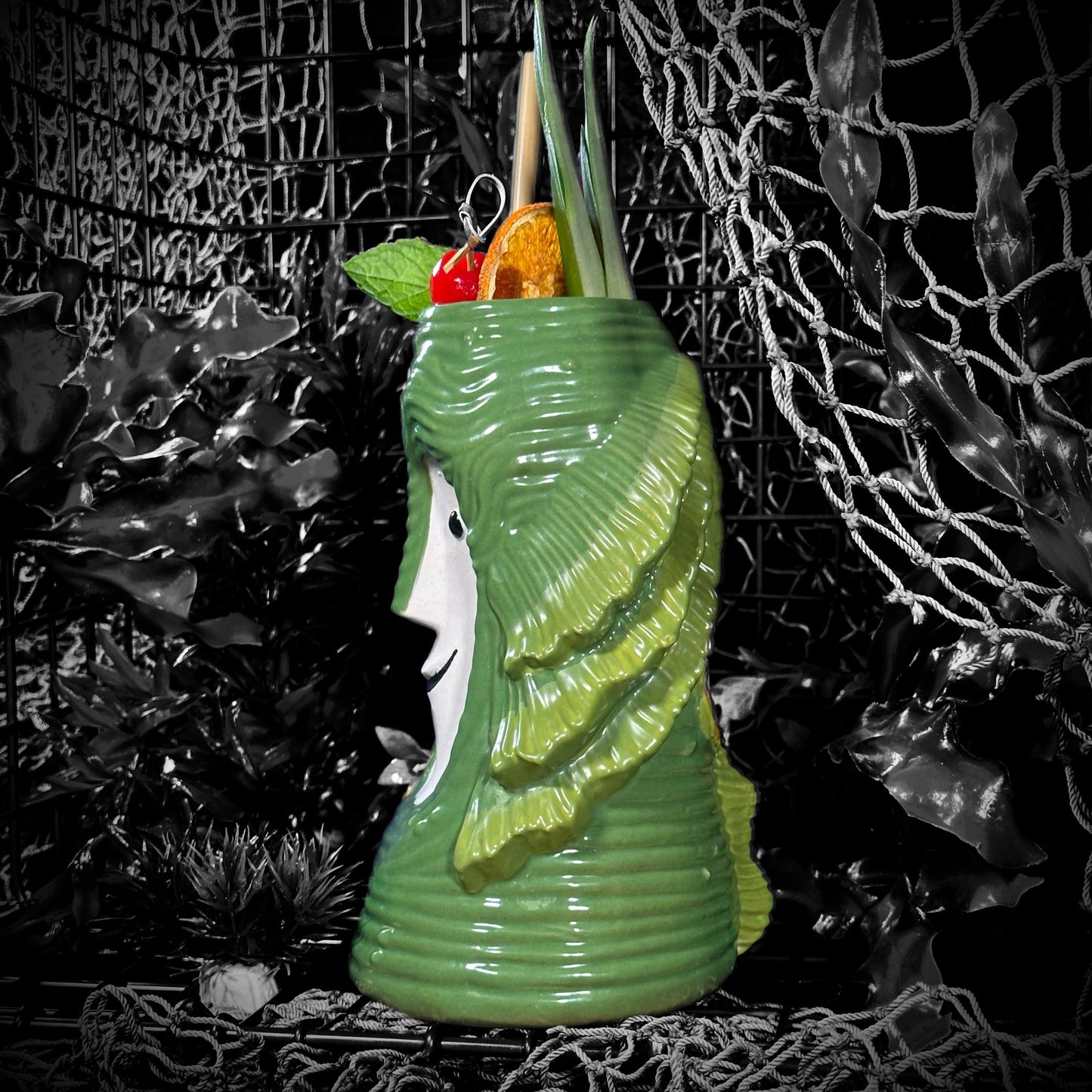Creature Bob - ceramic Tiki Mug, sculpt by Thor - Ready to Ship (FREE SHIPPING in U.S.)