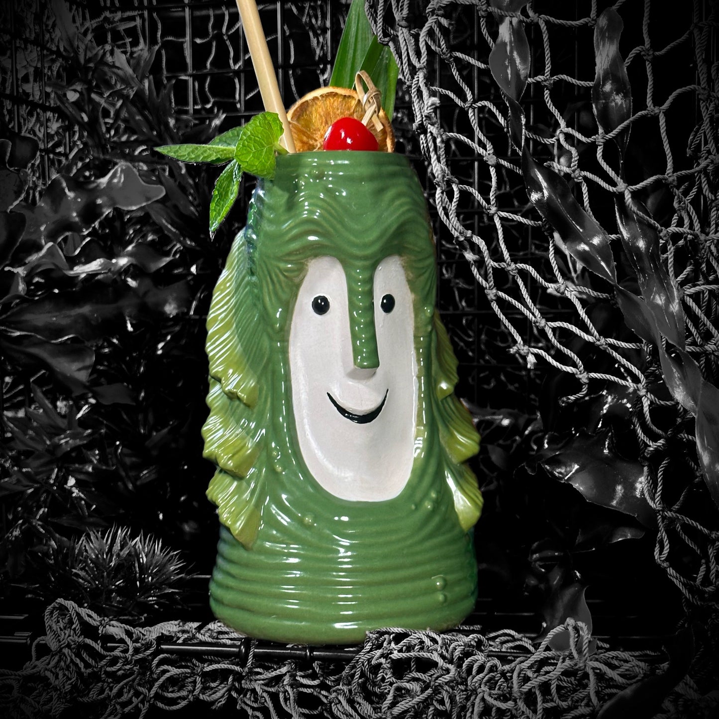 Creature Bob - ceramic Tiki Mug, sculpt by Thor - Ready to Ship (FREE SHIPPING in U.S.)