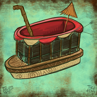 Tiki tOny's Skipper's Bote Tiki Mug - Ready to Ship! (FREE SHIPPING in U.S.)