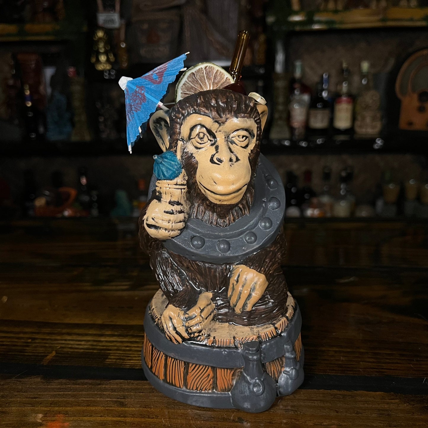 Doug Horne's Booze Chimp Tiki Mug, sculpted by Thor - Ready to Ship! (FREE SHIPPING in U.S.)
