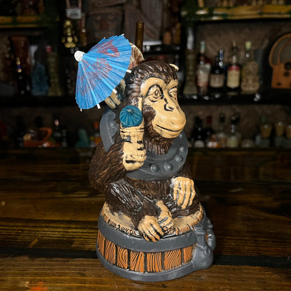 Doug Horne's Booze Chimp Tiki Mug, sculpted by Thor - Ready to Ship! (FREE SHIPPING in U.S.)