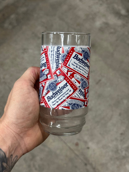 Budweiser Classic Label Glass Vintage Drop
