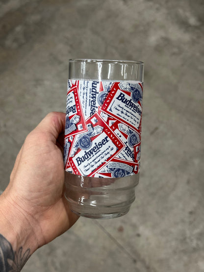Budweiser Classic Label Glass Vintage Drop