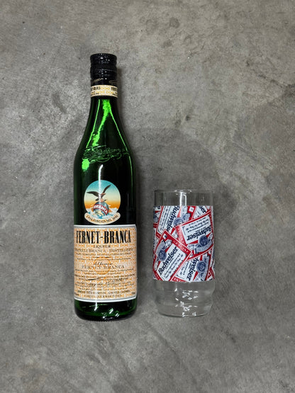 Budweiser Classic Label Glass Vintage Drop