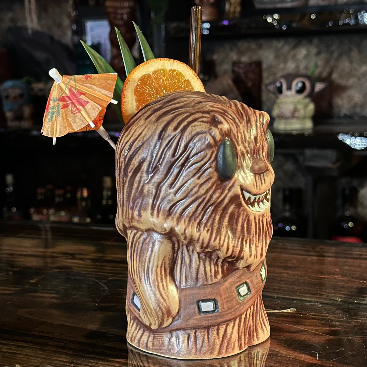 Tiki tOny's Fuzzball - Ceramic Tiki Mug - Ready to Ship (FREE SHIPPING in U.S.)