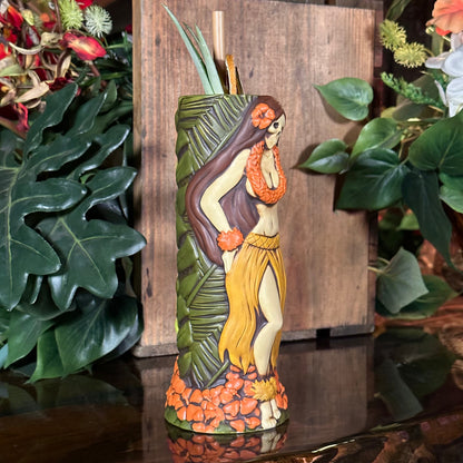 Haunted Hula Tiki Mug, sculpted by Thor - Ready to Ship! (FREE Shipping in U.S.)
