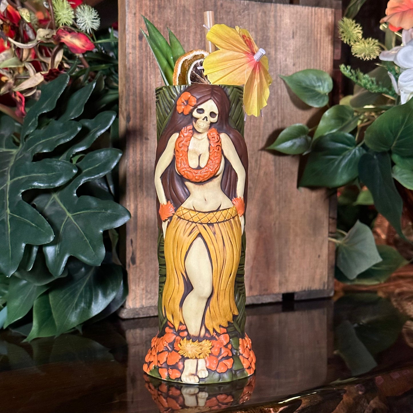 Haunted Hula Tiki Mug, sculpted by Thor - Ready to Ship! (FREE Shipping in U.S.)