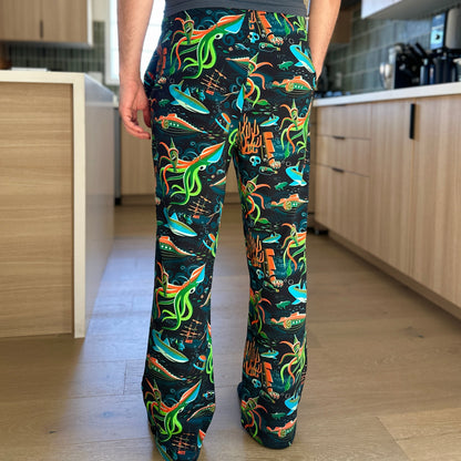 Jeff Granito's '20,000 Fears Under the Sea' Unisex Pajama Pants - Ready to Ship!