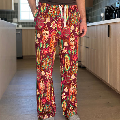 Jeff Granito's 'Spirit of Tiki' Unisex Pajama Pants - Ready to Ship!