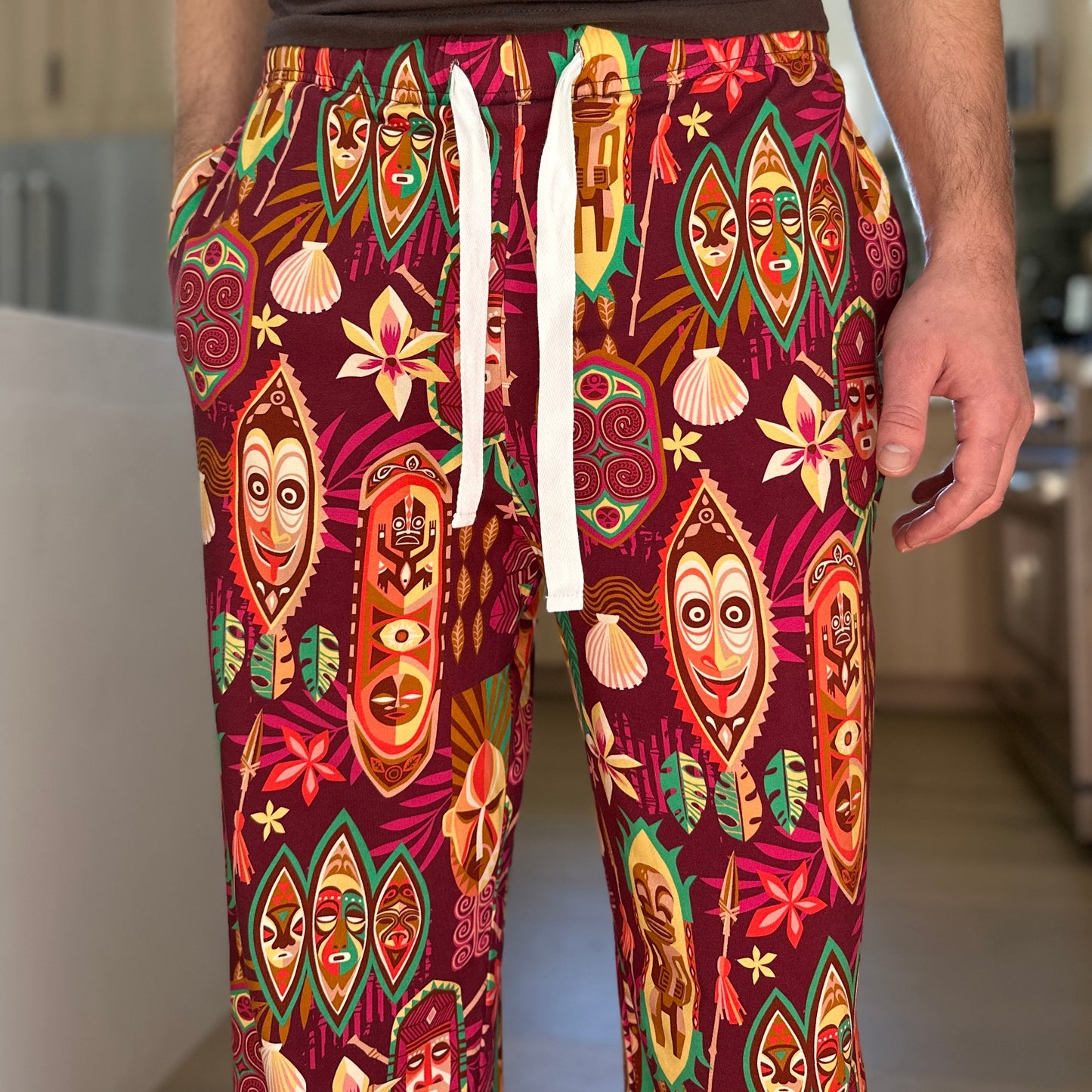 Jeff Granito's 'Spirit of Tiki' Unisex Pajama Pants - Ready to Ship!