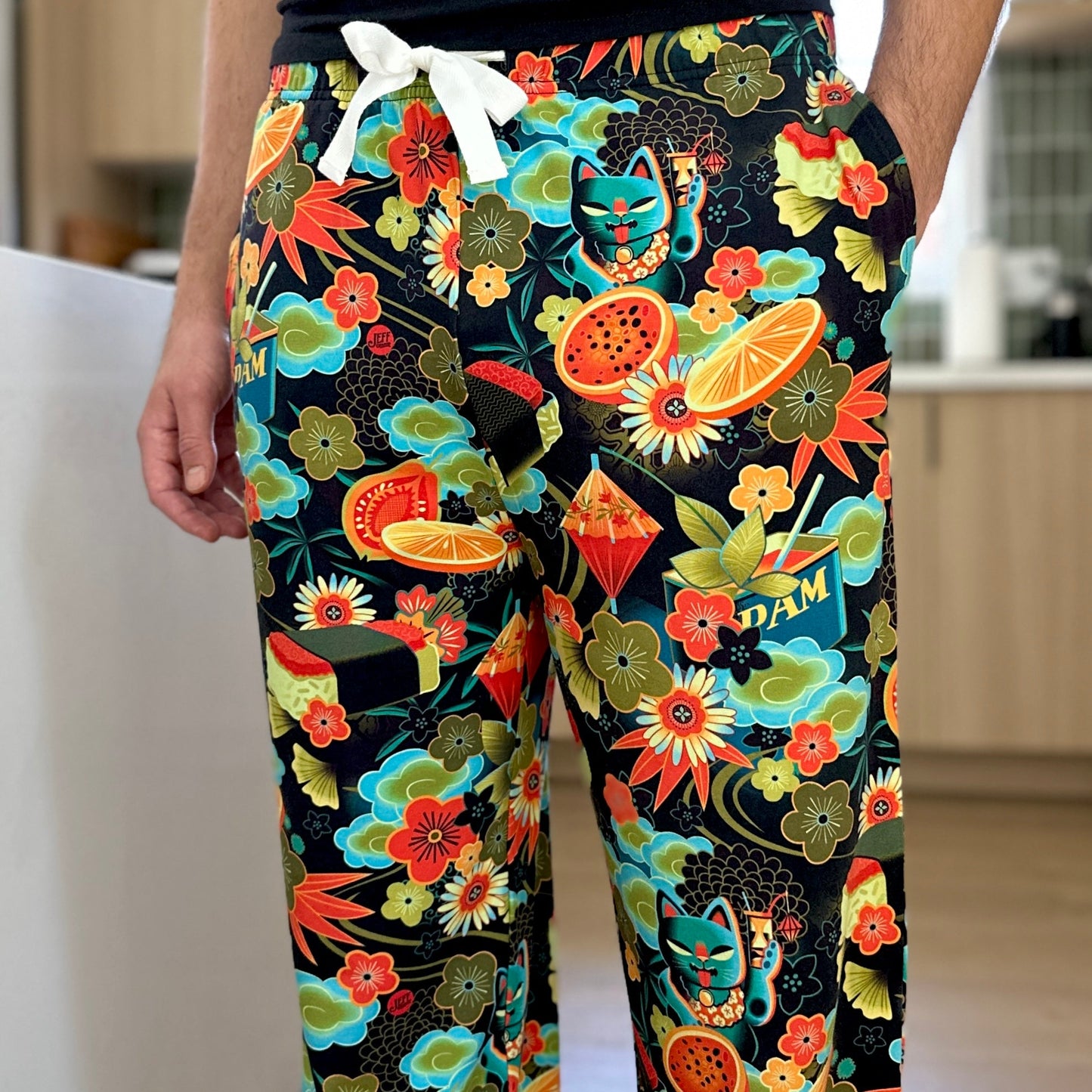 Jeff Granito's 'Mewsubi' Unisex Pajama Pants - Ready to Ship!