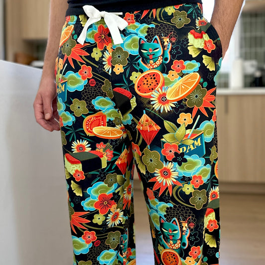 Jeff Granito's 'Mewsubi' Unisex Pajama Pants - Ready to Ship!
