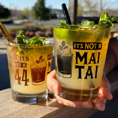 Jeff Granito's '44 Mai Tai' Mai Tai Cocktail Glass (1) - Rolling Pre-Order / Ready to Ship!